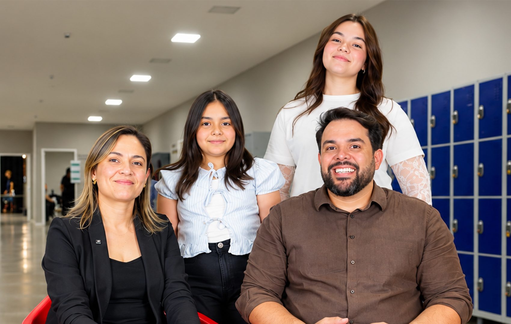 Família de alunos do Colégio Lancer
